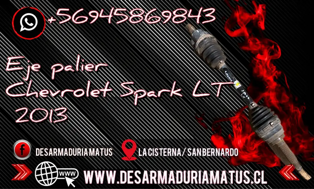 Eje Palier Delantero Chevrolet Spark LT 1.0 (2010-2015)