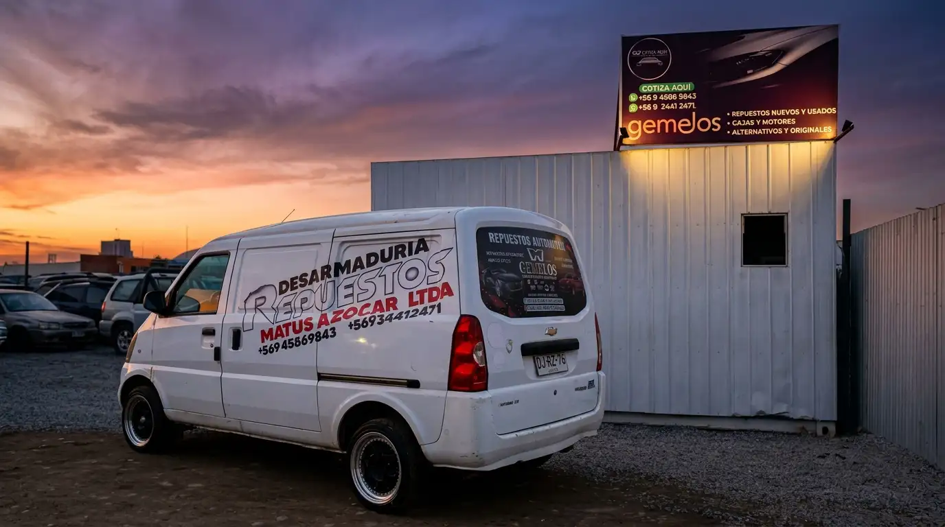 Bodega de Gemelos Desarmaduría con repuestos clasificados